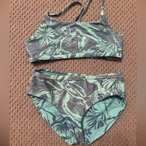 Athleta girl two piece bathing suit size large/12